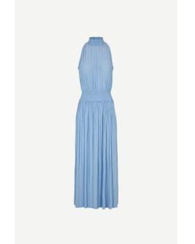 Samsøe & Samsøe Uma Dress Heron Xs - Blue