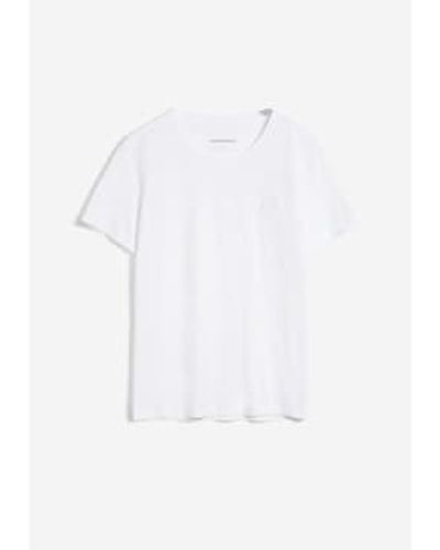 ARMEDANGELS T-shirt blanc maraa