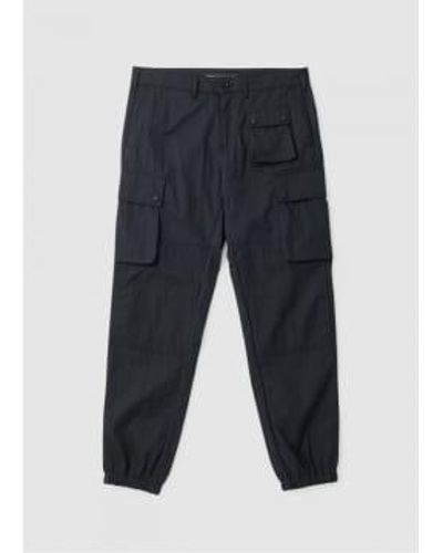 Belstaff Pantalones carga los trabajadores los hombres en negro - Azul