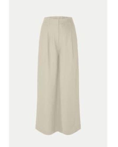 SELECTED Sandshell Lyra Wide Linen Trousers Beige / 34 - Natural