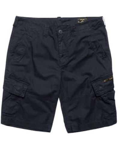 Superdry Pantalones cortos vintage core cargo - Azul