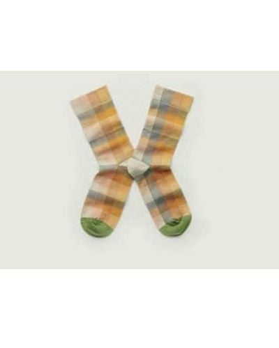 Bonne Maison Multicolored Check Pattern Socks - Multicolour