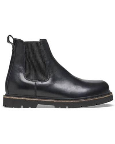Birkenstock Highwood Slip On Boot Leather - Nero