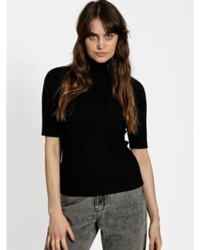 NORR T-shirt franco knit - Noir