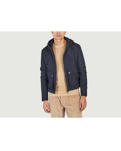JAGVI RIVE GAUCHE Waterproof Hooded Jacket - Blu
