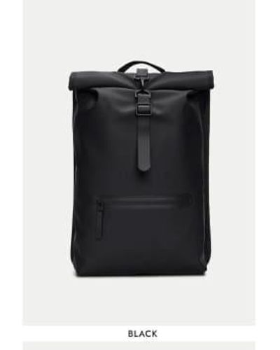 Rains Rolltop W3 Rucksack - Nero