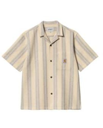 Carhartt Camisa Ss Dodson - Natural
