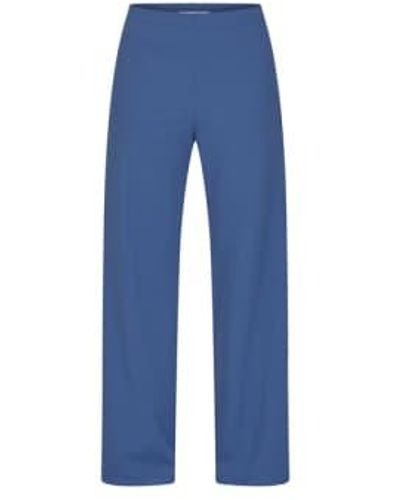 Sisters Point Neat Trousers Ocean S - Blue