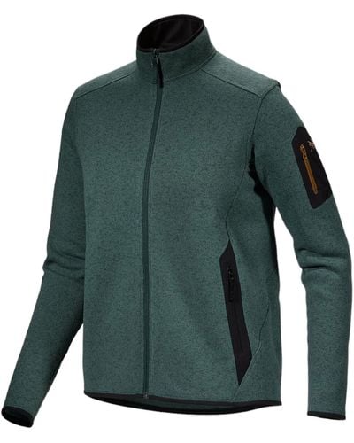 Arc'teryx Maglia Covert Cardigan Donna Boxcar Heather - Green