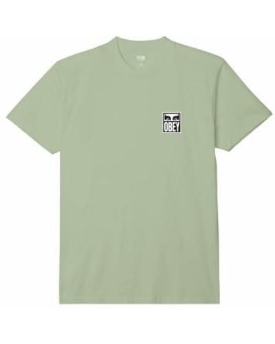 Obey Eyes Icon 2 T Shirt Cucumber - Verde