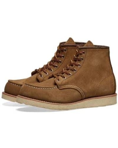 Red Wing Wing Shoes 8881 Heritage Work 6 Moc Toe Boot Olive Mohave - Marrone