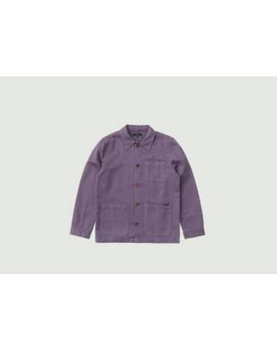 Nudie Jeans Barney Work Jacket - Purple