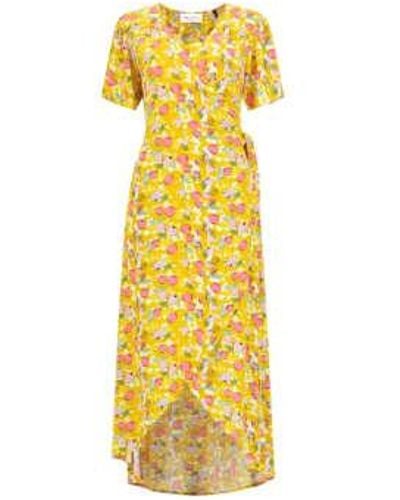 Pom | Tie Dress Pomegranate 40 - Yellow