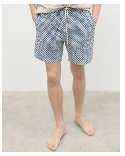 Ecoalf Printed Swim Shorts - Blu