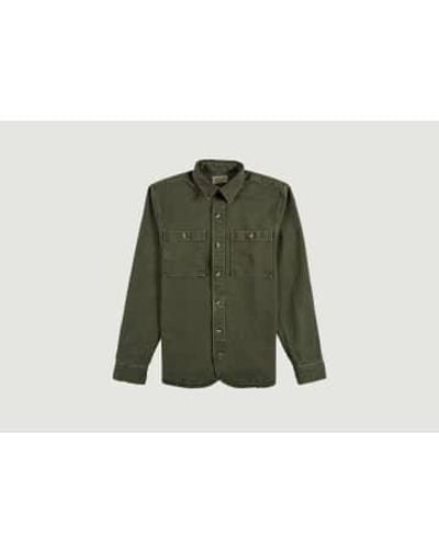 Cuisse De Grenouille Overshirt sarga - Verde