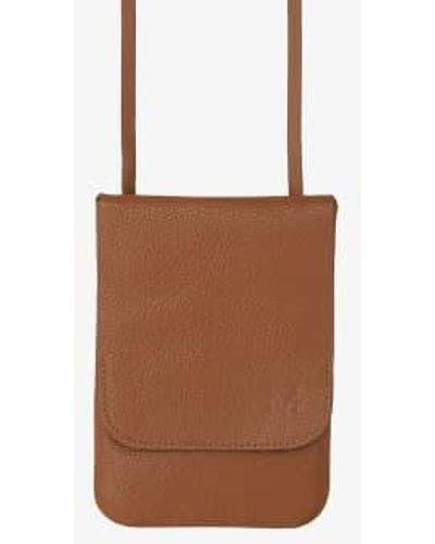 Mplus Design Leather Belt Bag No1 In Leather - Brown