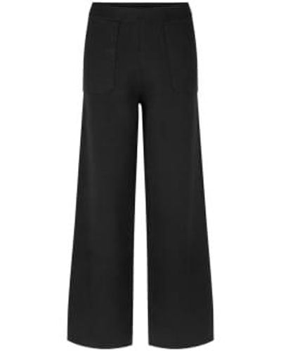 Second Female Baliba Knit Trousers - Black