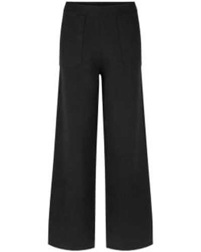 Second Female Baliba Knit Trousers - Black