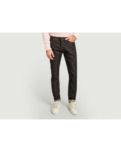 Momotaro Jeans Hoch trapered 15 7 oz 0405 jeans - Grau