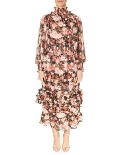 Elliatt Floral Print Sonvia Maxi Dress - Bianco