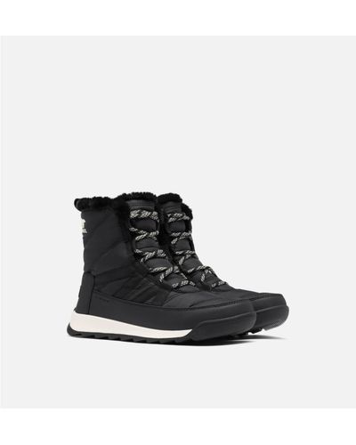 Sorel Black Whitney Ii Short Lace Winter Boots - Nero