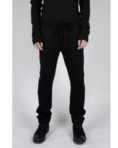 Hannes Roether Boiled Trousers Black - Nero