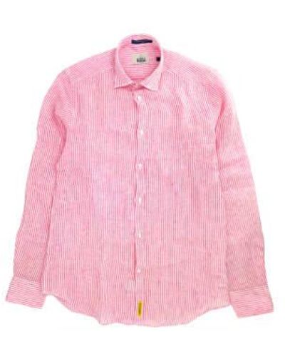 B.D. Baggies Brooklyn Shirt /white L - Pink