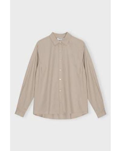 Care By Me Laura Classic Shirt Soybean S - Natural