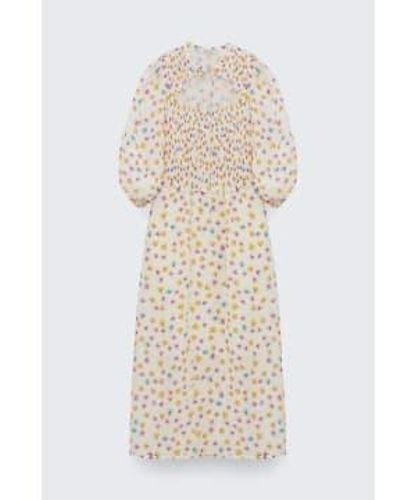 Dorothee Schumacher Structured Volumes Dress 3 / Colorful Flowers - Natural