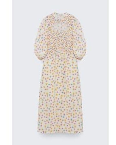 Dorothee Schumacher Structured Volumes Dress 3 / Colorful Flowers Female - Natural