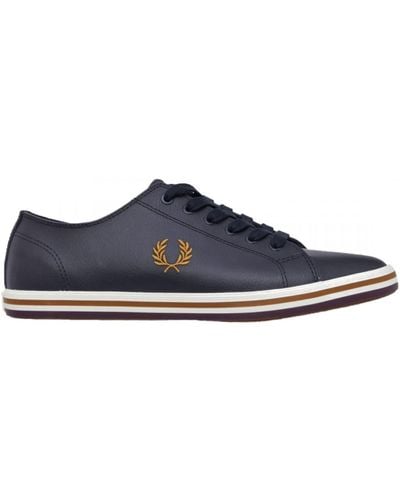 Fred Perry Kingston Leather B7163 172 Porcelain in White for Men | Lyst