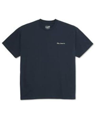 POLAR SKATE Faces T-shirt New Navy M - Blue