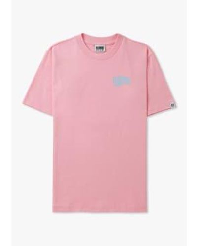 BBCICECREAM S Small Arch Logo T-shirts - Pink