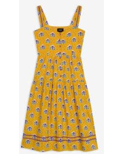 Lowie Les Indiennes Josephine Sundress Xs - Yellow
