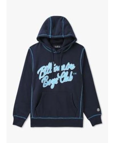 BBCICECREAM Herrenskript -logo popover hoodie in der marine - Blau