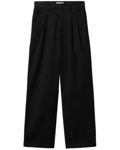 Carhartt Pantalon W Cara Black Garment Dyed - Nero