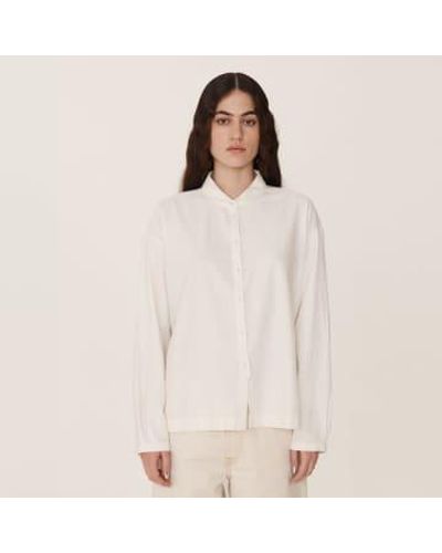 YMC Marianne Long Sleeve Shirt - Bianco