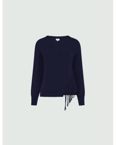 Marella Vor randdetail jumper größe: s, col: creme - Blau