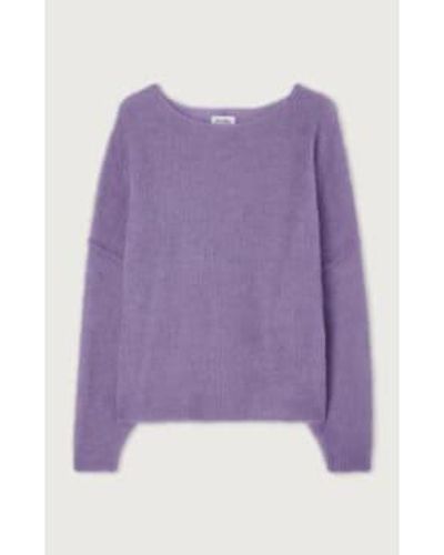 American Vintage Yanbay Pull – Amethyst Chine - Lila