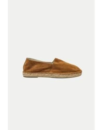 SELECTED Ajo Suede Espadrille - White