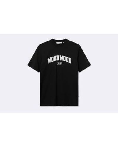 WOOD WOOD Bobby t-shirt schwarz