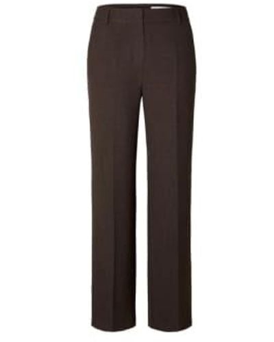 SELECTED Rita Trousers - Marrone