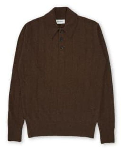 Oliver Spencer Polo Xxl / Chocolate - Brown