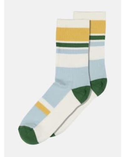 mpDenmark Sofi Ankle Socks Aquamarine - Verde