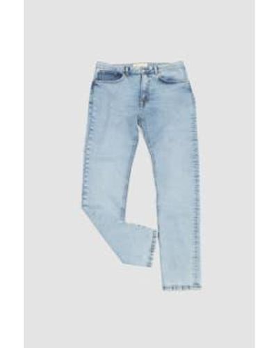 Jeanerica Tapered Jeans Moda 34x32 - Blue