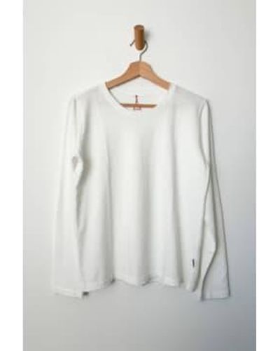 LE BON SHOPPE Camiseta vintage blanca diaria manga larga - Gris