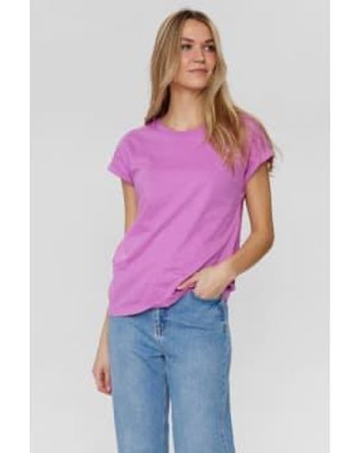 Numph Beverly Bodacious T-shirt Xs - Purple