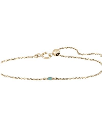 Metier Marquise Gemstone Adjustable Bracelets 9ct Gold / Opal - White