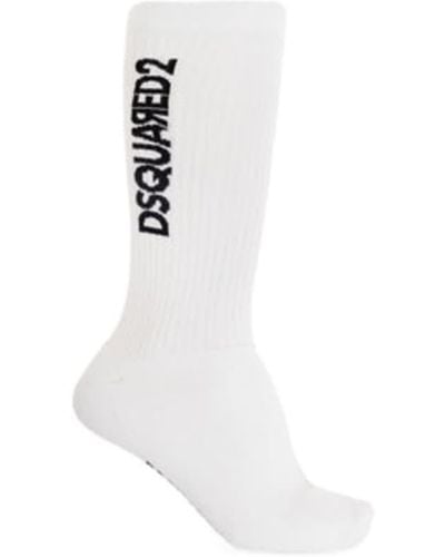 DSquared² Socks Dfv143020 White/bla