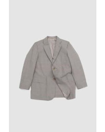 Beams Plus 3b Boxfit Jacket Tr Beige S - Grey